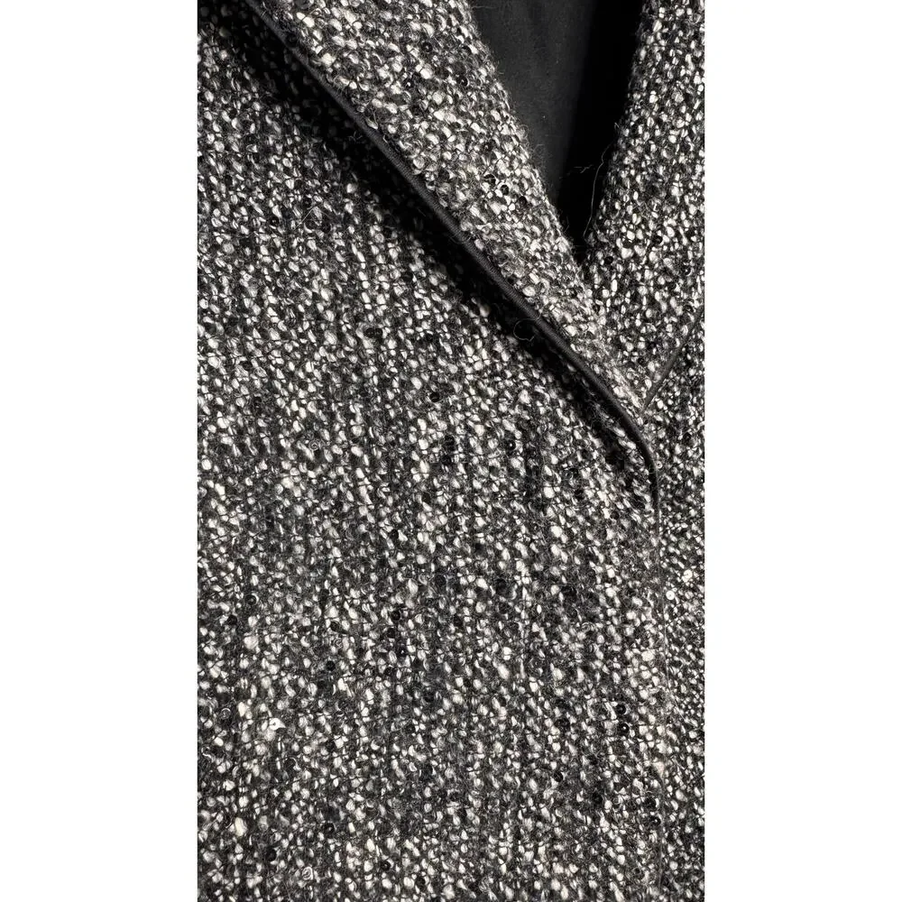 2004 Armani Collezioni Bouclé Sequin Blazer Italy Size medium